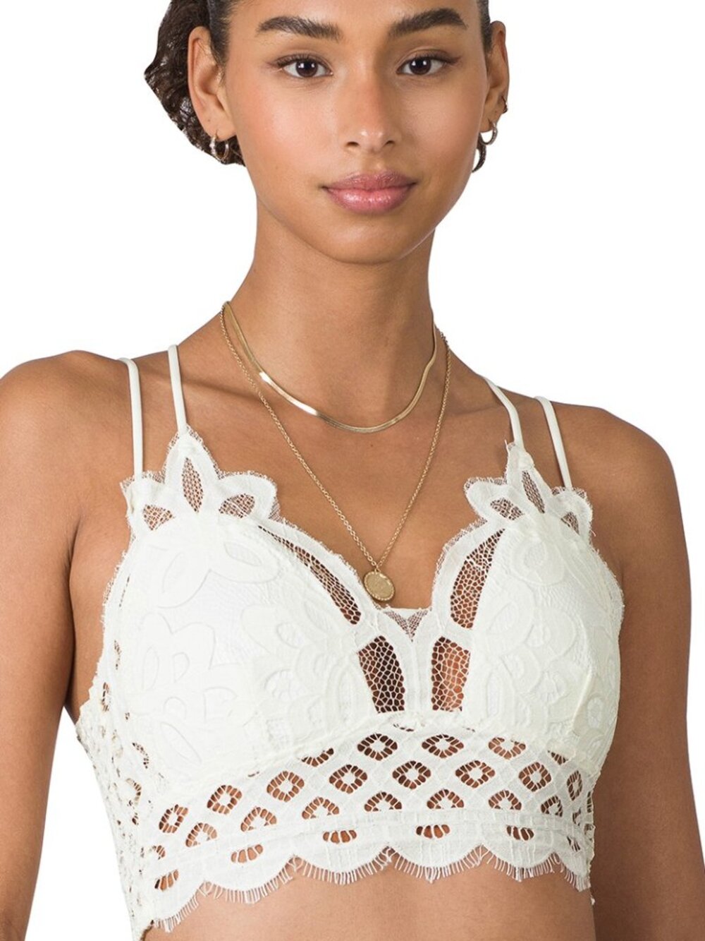 BB 16 Lace Bralette in White